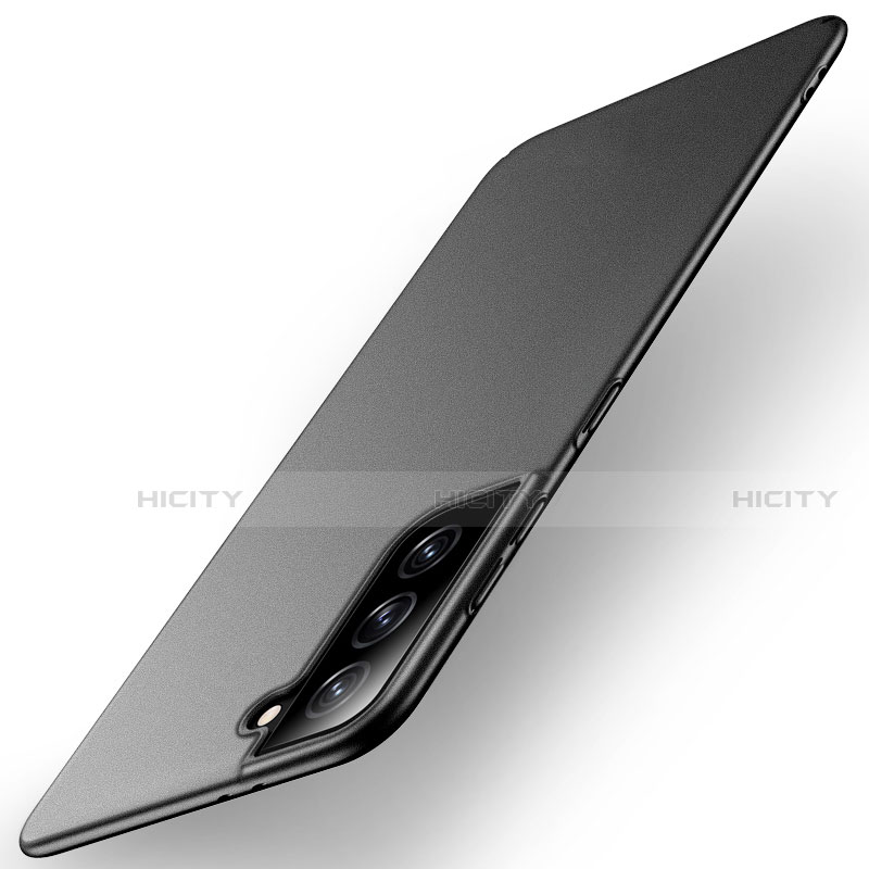 Samsung Galaxy S21 Plus 5G用ハードケース プラスチック 質感もマット カバー M01 サムスン ブラック