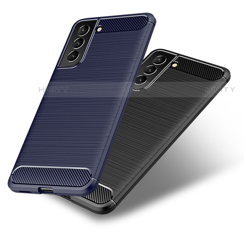 Samsung Galaxy S21 Plus 5G用シリコンケース ソフトタッチラバー ライン カバー サムスン