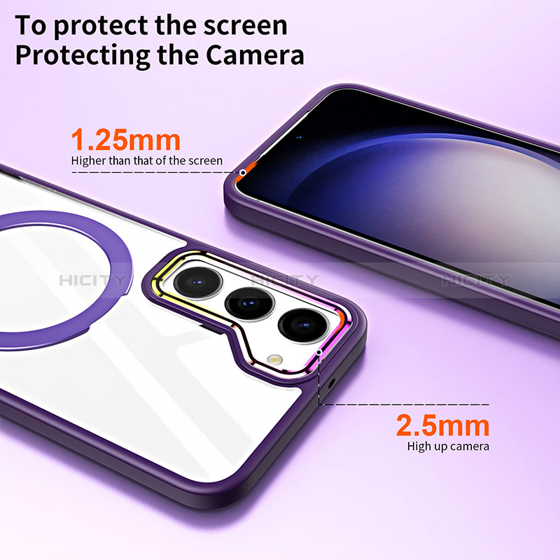 Samsung Galaxy S21 Plus 5G用極薄ソフトケース シリコンケース 耐衝撃 全面保護 クリア透明 カバー Mag-Safe 磁気 Magnetic SD1 サムスン 