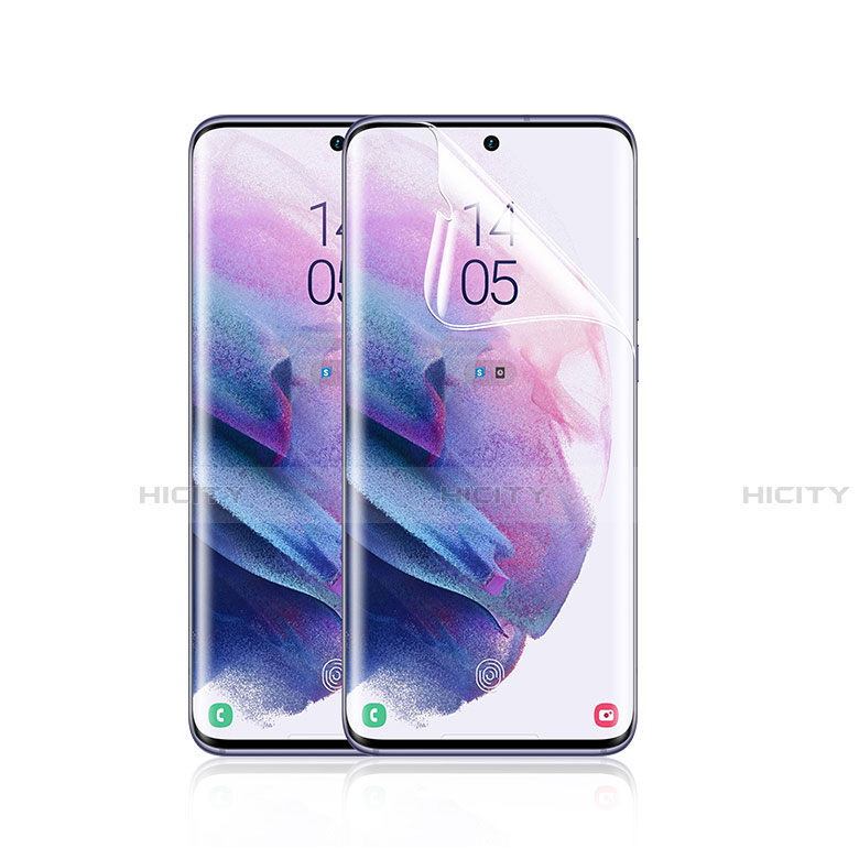 Samsung Galaxy S21 Plus 5G用高光沢 液晶保護フィルム フルカバレッジ画面 サムスン 