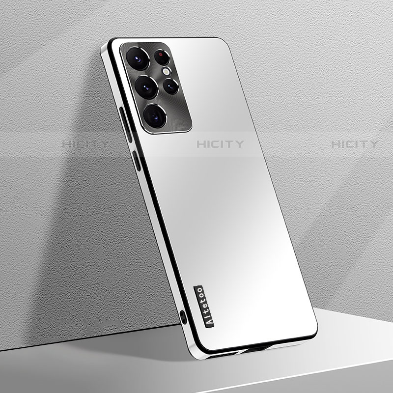 Samsung Galaxy S21 Ultra 5G用ハードケース プラスチック 質感もマット カバー AT2 サムスン 
