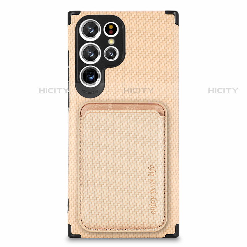 Samsung Galaxy S21 Ultra 5G用極薄ソフトケース シリコンケース 耐衝撃 全面保護 マグネット式 バンパー S05D サムスン 