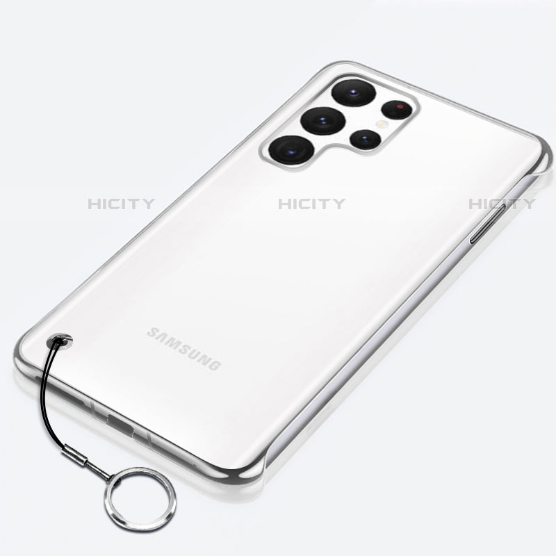 Samsung Galaxy S21 Ultra 5G用ハードカバー クリスタル クリア透明 H02 サムスン 