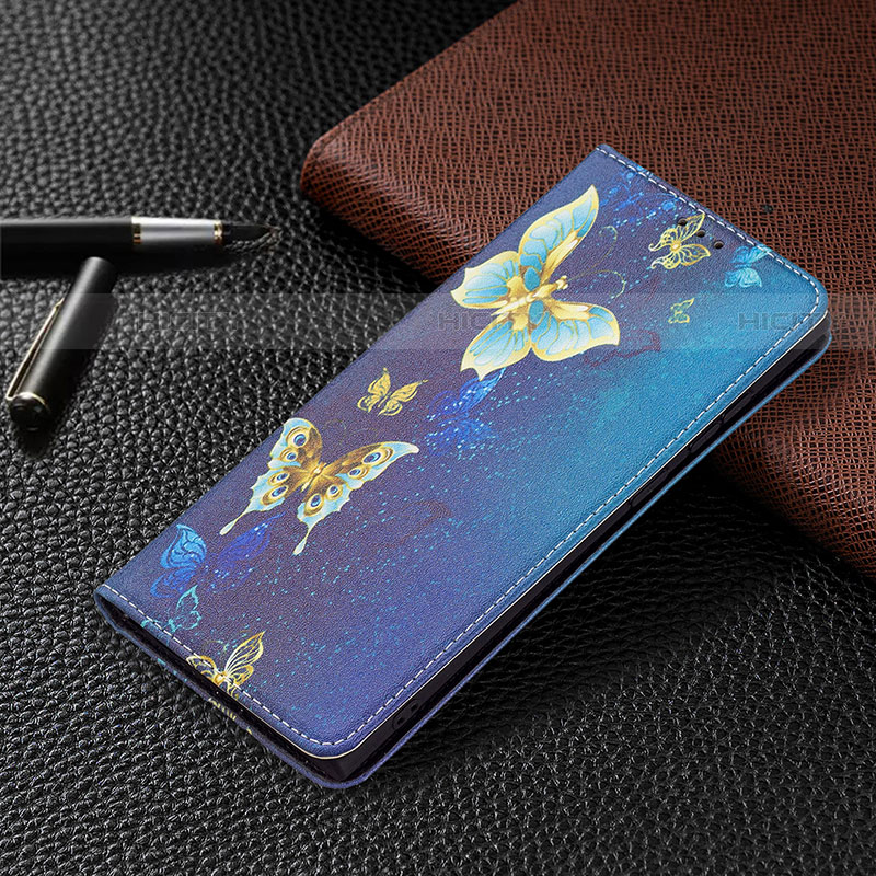 Samsung Galaxy S21 Ultra 5G用手帳型 レザーケース スタンド パターン カバー B03F サムスン 