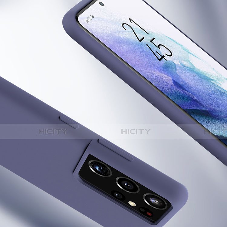 Samsung Galaxy S21 Ultra 5G用360度 フルカバー極薄ソフトケース シリコンケース 耐衝撃 全面保護 バンパー サムスン 