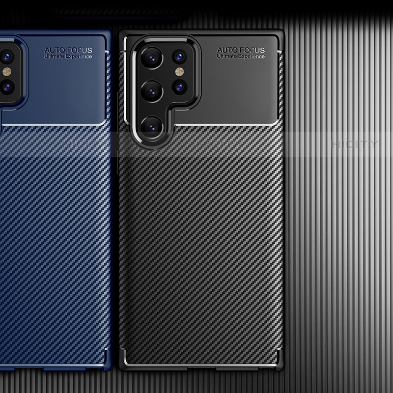 Samsung Galaxy S21 Ultra 5G用シリコンケース ソフトタッチラバー ツイル カバー S01 サムスン 