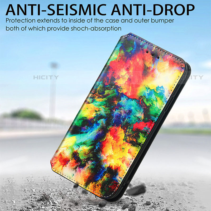 Samsung Galaxy S21 Ultra 5G用手帳型 レザーケース スタンド パターン カバー S03D サムスン 
