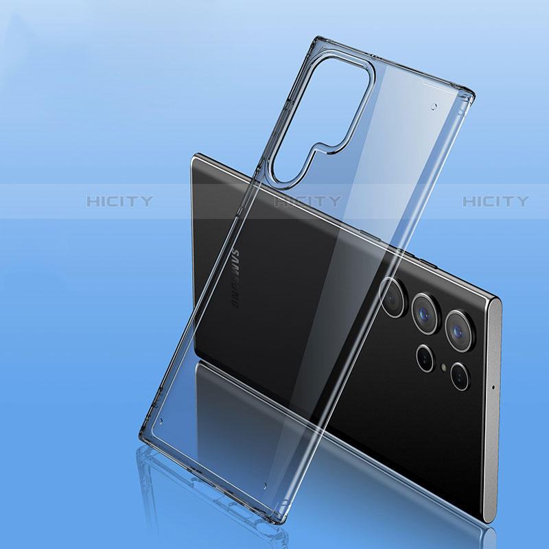 Samsung Galaxy S21 Ultra 5G用極薄ソフトケース シリコンケース 耐衝撃 全面保護 クリア透明 H10 サムスン 