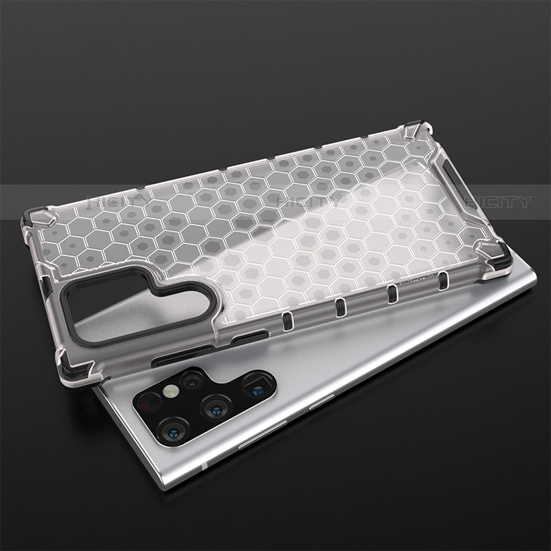 Samsung Galaxy S21 Ultra 5G用360度 フルカバー極薄ソフトケース シリコンケース 耐衝撃 全面保護 バンパー S03 サムスン 