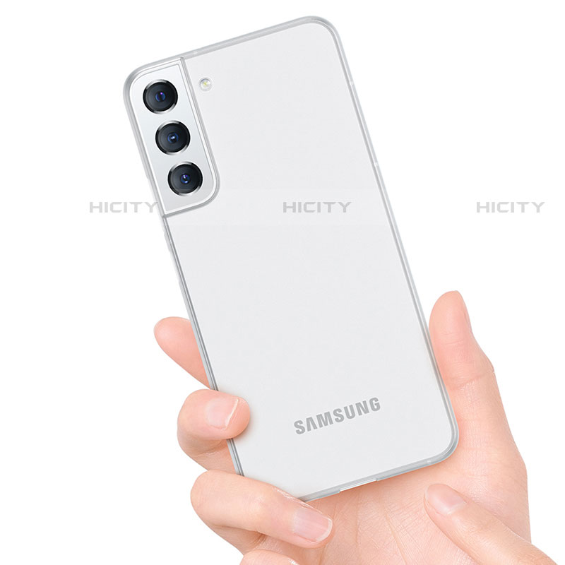Samsung Galaxy S22 5G用極薄ケース クリア透明 プラスチック 質感もマットU02 サムスン 