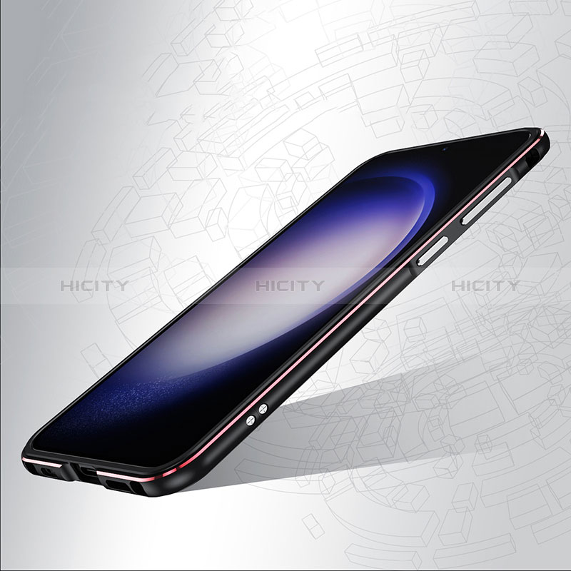 Samsung Galaxy S22 5G用ケース 高級感 手触り良い アルミメタル 製の金属製 バンパー カバー LK1 サムスン 