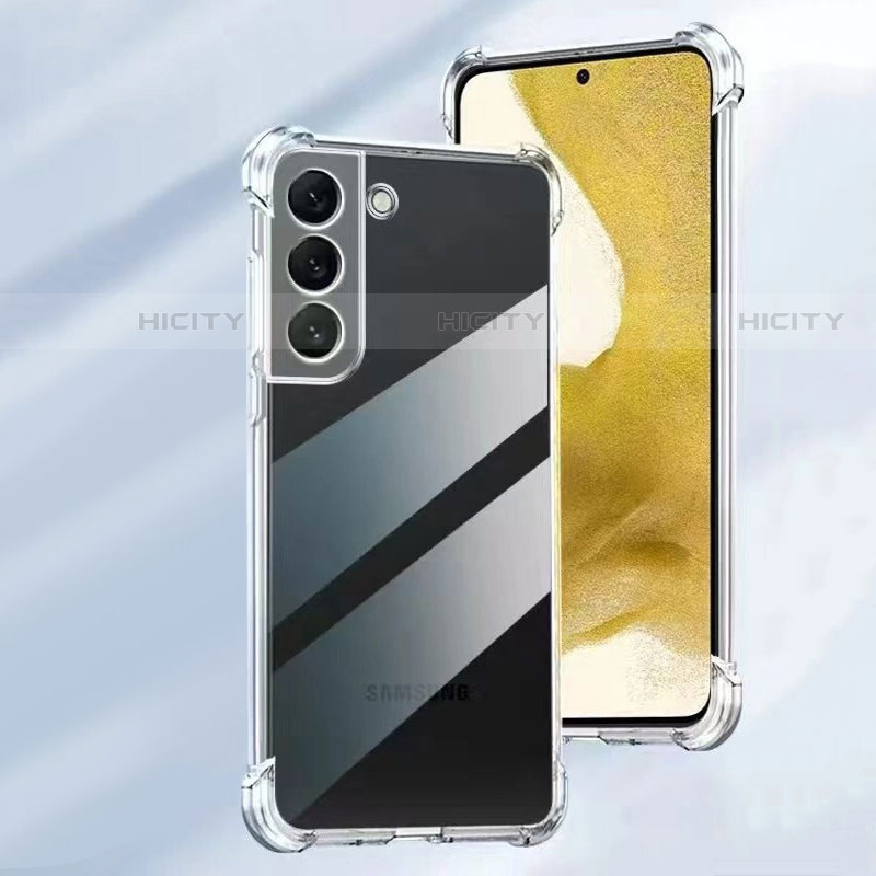 Samsung Galaxy S22 Plus 5G用極薄ソフトケース シリコンケース 耐衝撃 全面保護 クリア透明 H09 サムスン