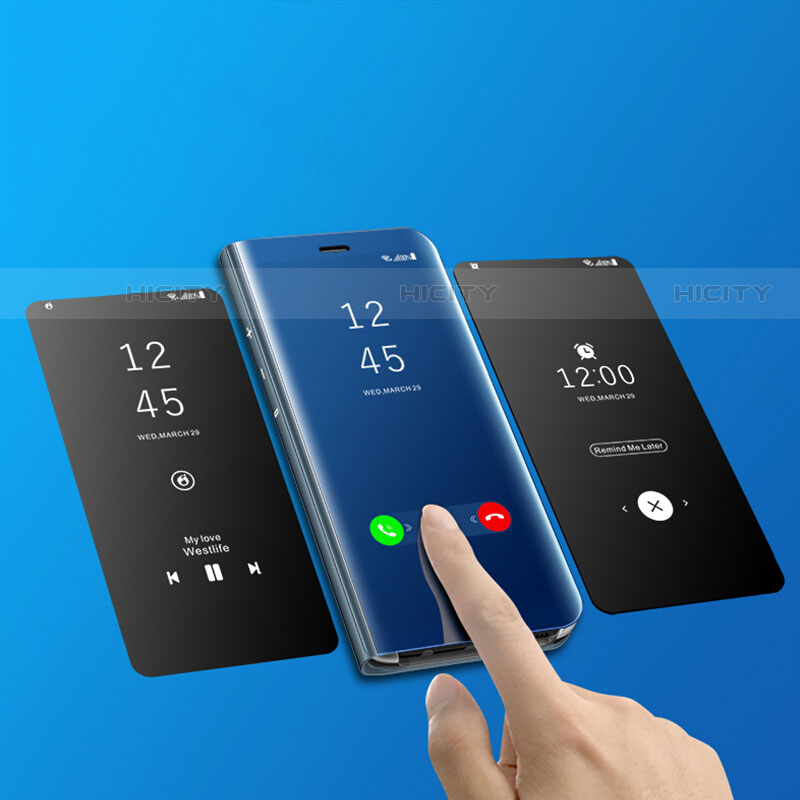 Samsung Galaxy S22 Plus 5G用手帳型 レザーケース スタンド 鏡面 カバー L04 サムスン 