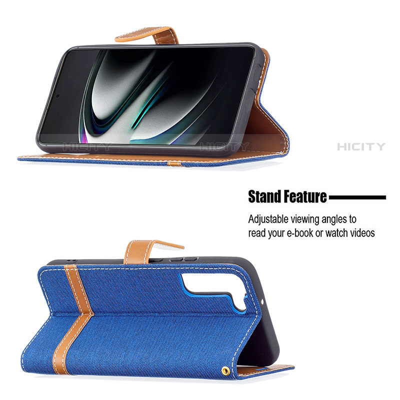 Samsung Galaxy S22 Plus 5G用手帳型 レザーケース スタンド カバー B11F サムスン 