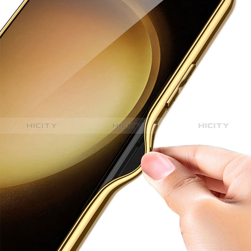 Samsung Galaxy S22 Plus 5G用ケース 高級感 手触り良いレザー柄 AC2 サムスン 
