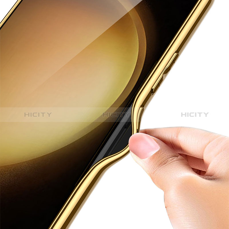 Samsung Galaxy S22 Plus 5G用ケース 高級感 手触り良いレザー柄 AC3 サムスン 