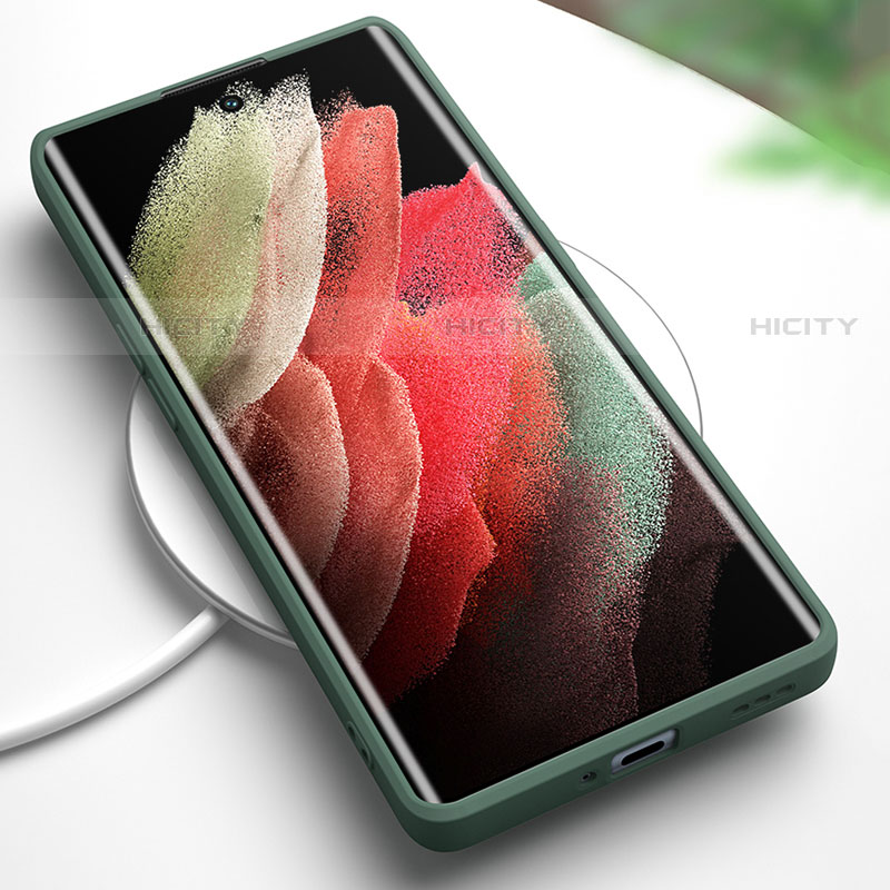 Samsung Galaxy S22 Ultra 5G用360度 フルカバー極薄ソフトケース シリコンケース 耐衝撃 全面保護 バンパー S08 サムスン 