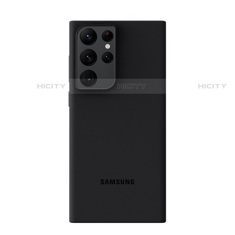 Samsung Galaxy S22 Ultra 5G用極薄ケース クリア透明 プラスチック 質感もマットU01 サムスン 