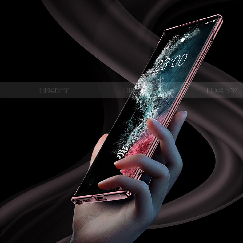 Samsung Galaxy S22 Ultra 5G用ハードカバー クリスタル クリア透明 H01 サムスン 