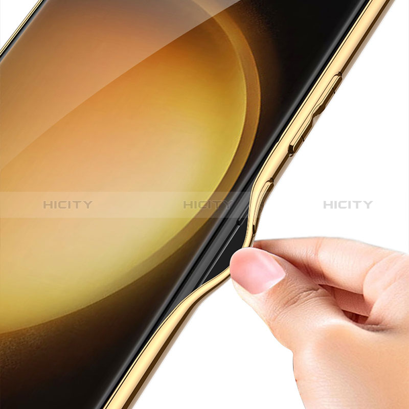 Samsung Galaxy S22 Ultra 5G用ケース 高級感 手触り良いレザー柄 Mag-Safe 磁気 Magnetic AC3 サムスン 