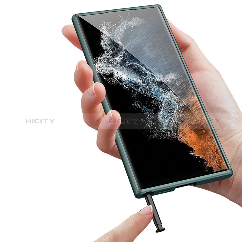 Samsung Galaxy S22 Ultra 5G用ハードケース プラスチック 質感もマット カバー AC1 サムスン 