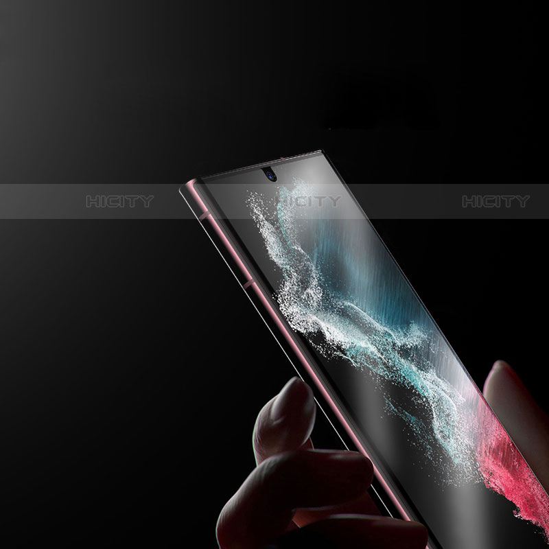 Samsung Galaxy S22 Ultra 5G用高光沢 液晶保護フィルム フルカバレッジ画面 サムスン クリア