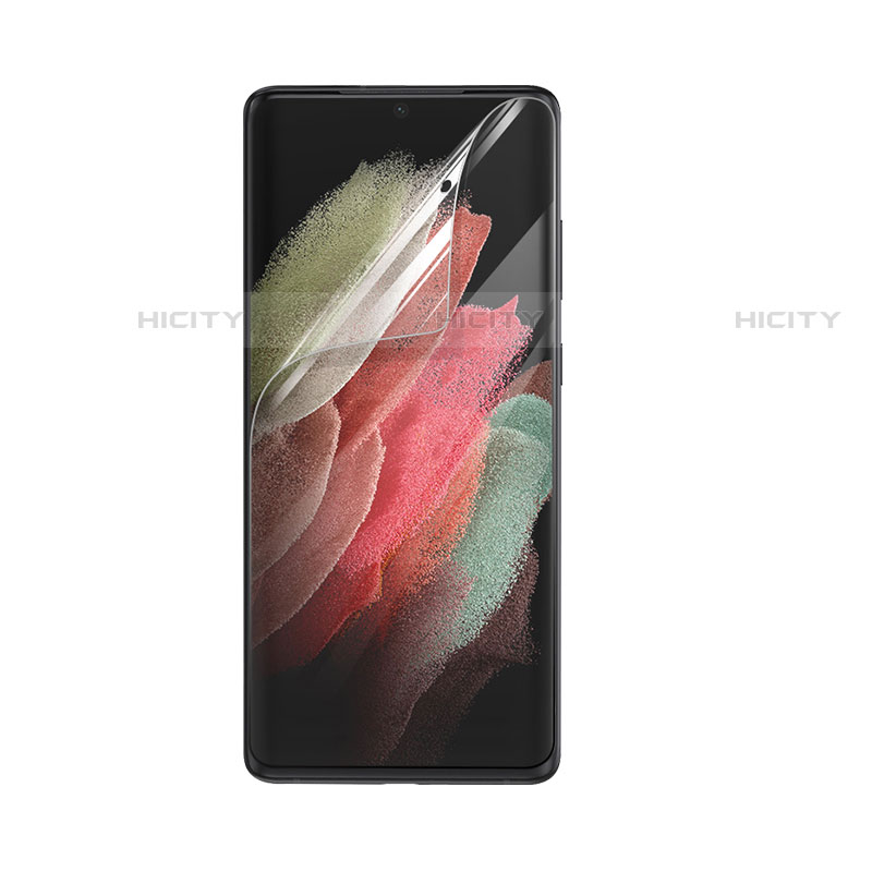 Samsung Galaxy S22 Ultra 5G用高光沢 液晶保護フィルム 背面保護フィルム同梱 サムスン クリア