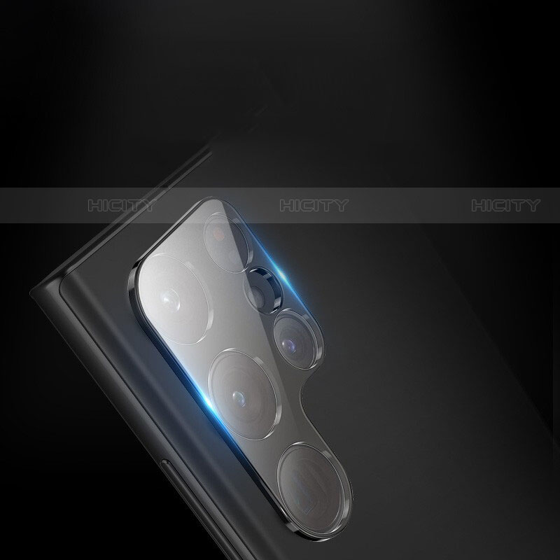 Samsung Galaxy S22 Ultra 5G用強化ガラス カメラプロテクター カメラレンズ 保護ガラスフイルム C05 サムスン クリア