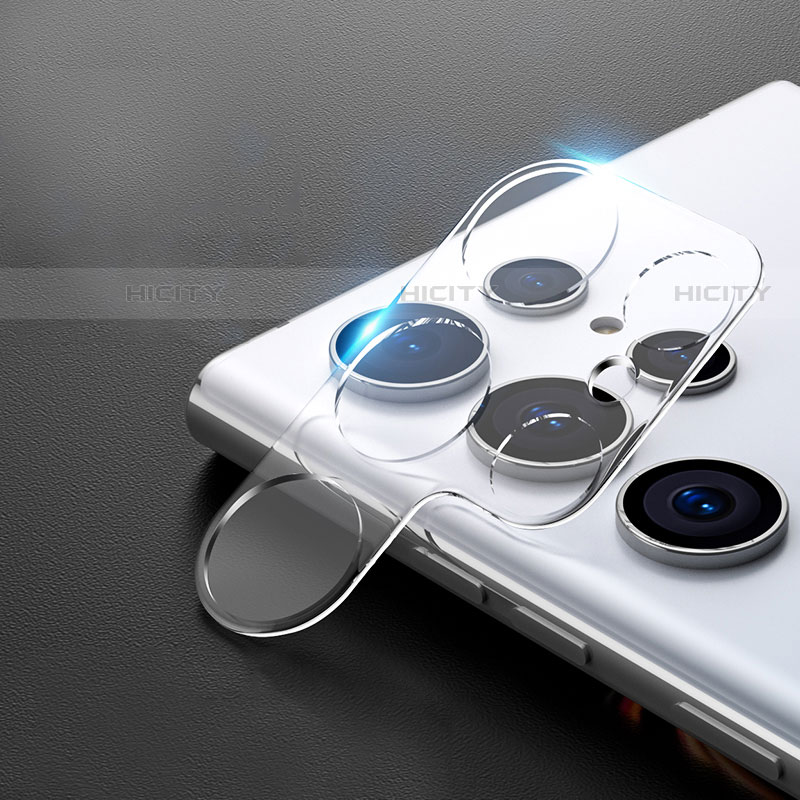 Samsung Galaxy S22 Ultra 5G用強化ガラス カメラプロテクター カメラレンズ 保護ガラスフイルム C01 サムスン クリア