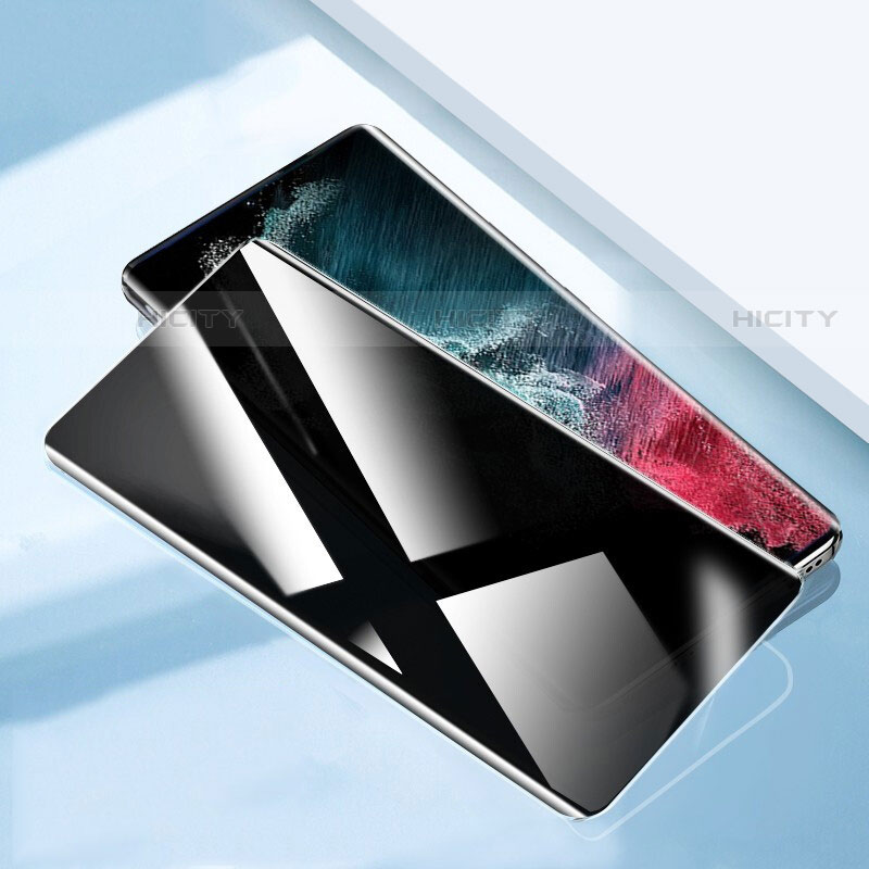 Samsung Galaxy S22 Ultra 5G用反スパイ 強化ガラス 液晶保護フィルム サムスン クリア