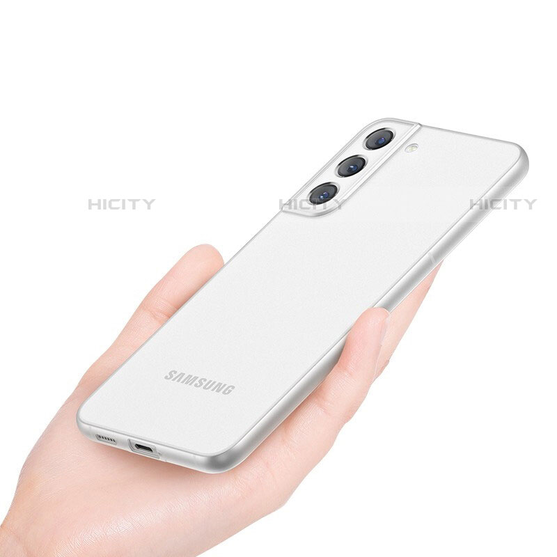 Samsung Galaxy S23 5G用極薄ケース クリア透明 プラスチック 質感もマットU02 サムスン ホワイト