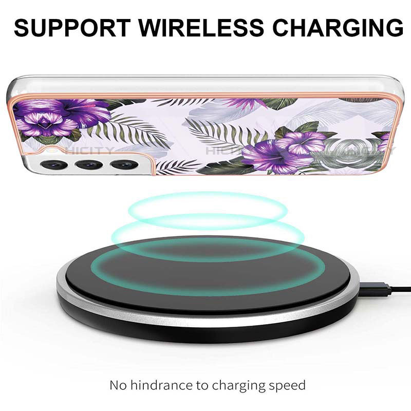 Samsung Galaxy S23 5G用シリコンケース ソフトタッチラバー バタフライ パターン カバー S01 サムスン