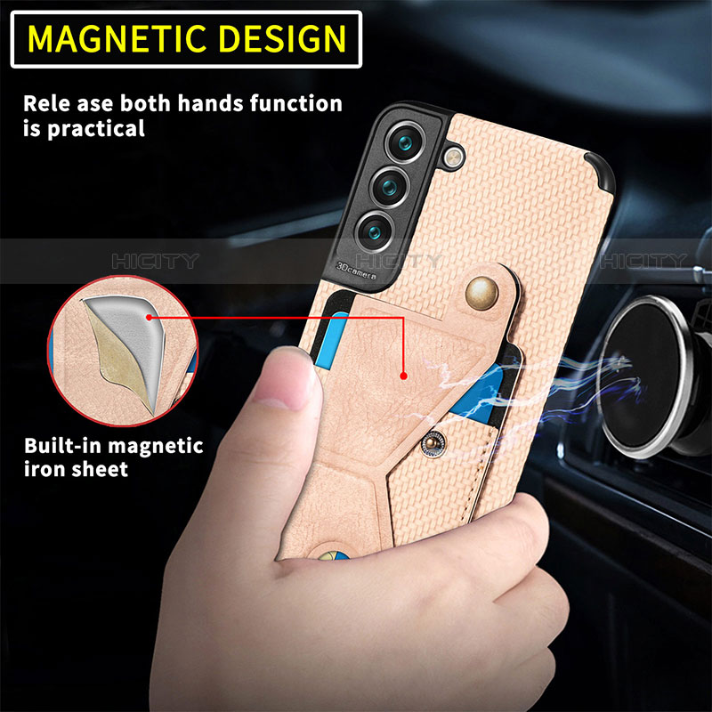 Samsung Galaxy S23 5G用ケース 高級感 手触り良いレザー柄 S01D サムスン 