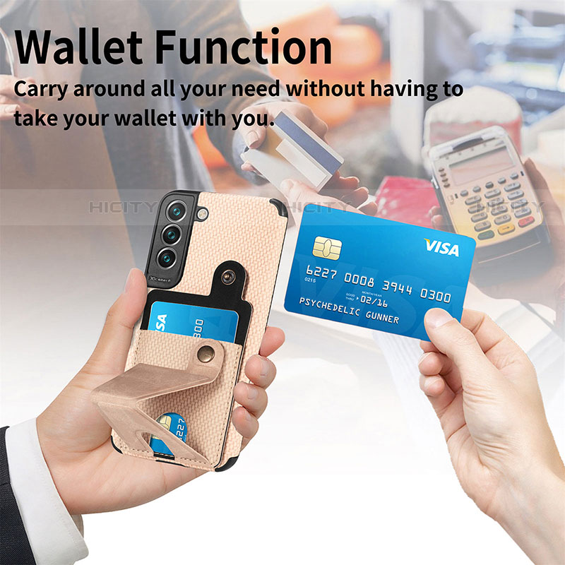 Samsung Galaxy S23 5G用ケース 高級感 手触り良いレザー柄 S01D サムスン 