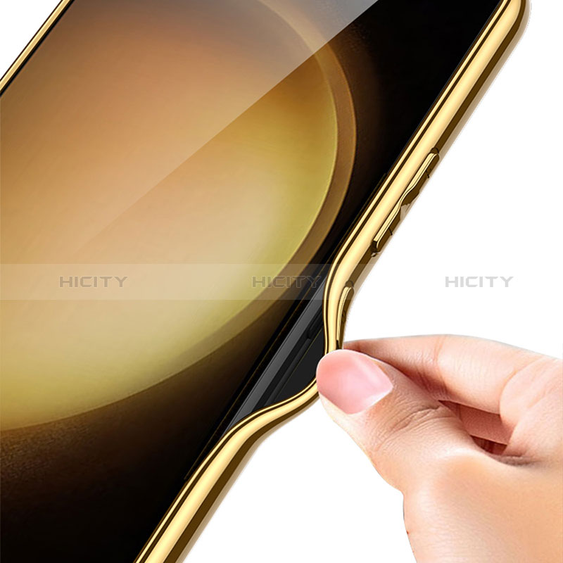 Samsung Galaxy S23 5G用ケース 高級感 手触り良いレザー柄 Mag-Safe 磁気 Magnetic AC1 サムスン 