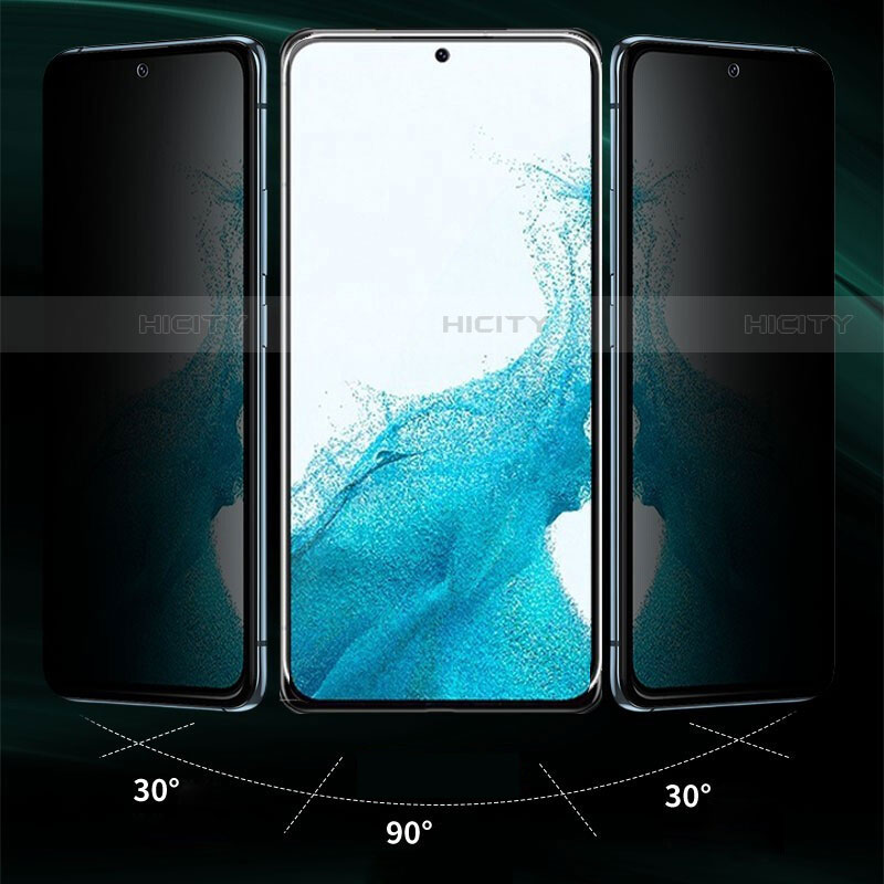 Samsung Galaxy S23 5G用反スパイ 強化ガラス 液晶保護フィルム サムスン クリア