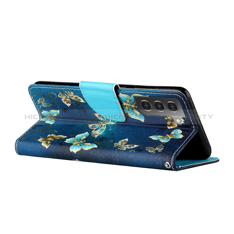 Samsung Galaxy S23 Plus 5G用手帳型 レザーケース スタンド パターン カバー H01X サムスン 