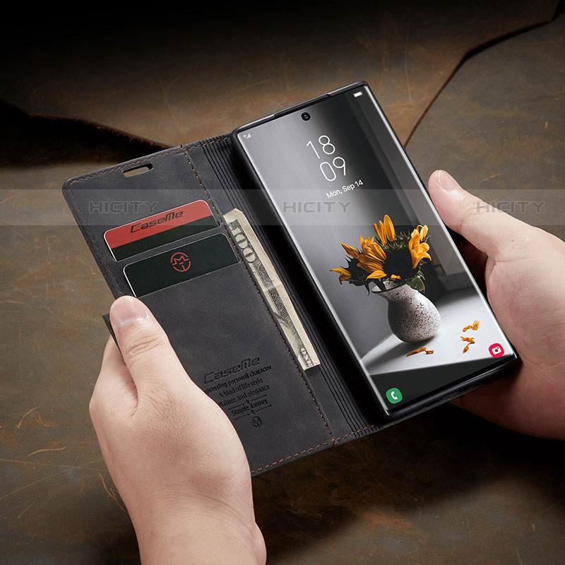 Samsung Galaxy S23 Ultra 5G用手帳型 レザーケース スタンド カバー C10S サムスン 