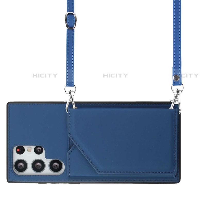 Samsung Galaxy S23 Ultra 5G用ケース 高級感 手触り良いレザー柄 Y01B サムスン