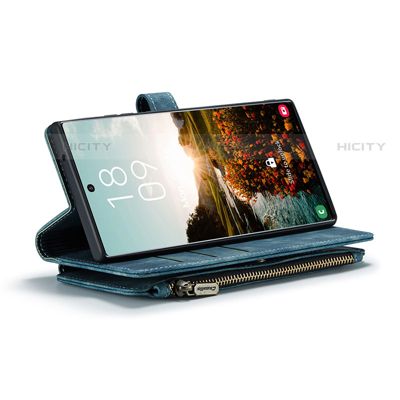Samsung Galaxy S23 Ultra 5G用手帳型 レザーケース スタンド カバー C06S サムスン 