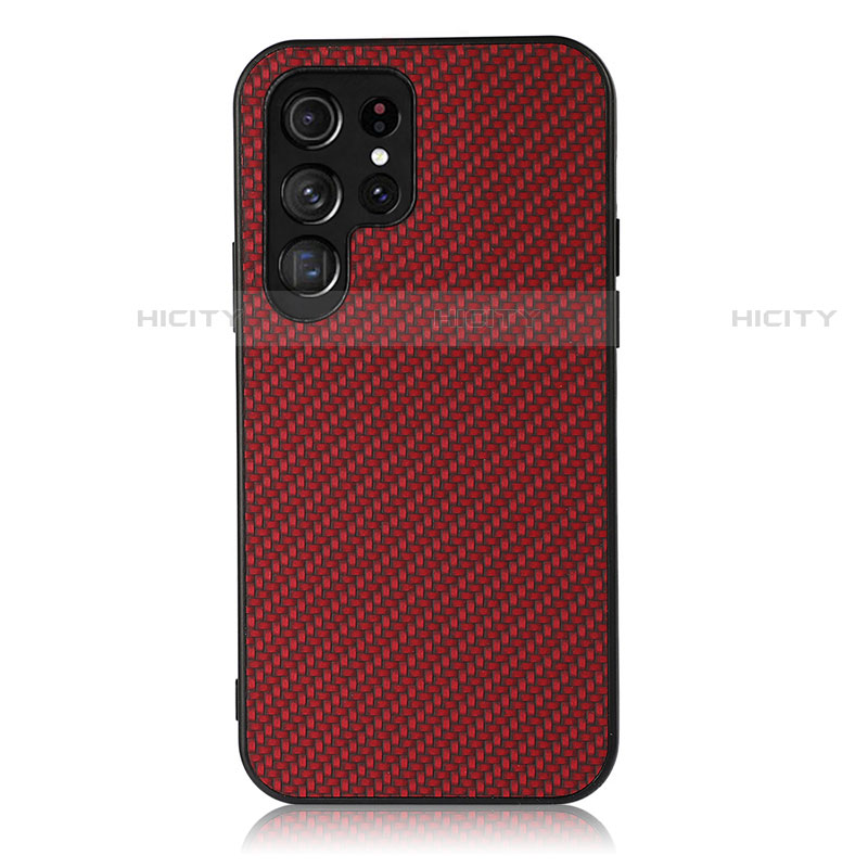 Samsung Galaxy S23 Ultra 5G用ケース 高級感 手触り良いレザー柄 B02H サムスン