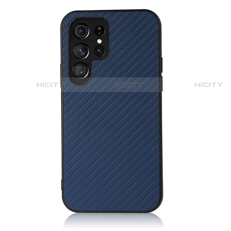 Samsung Galaxy S23 Ultra 5G用ケース 高級感 手触り良いレザー柄 B02H サムスン