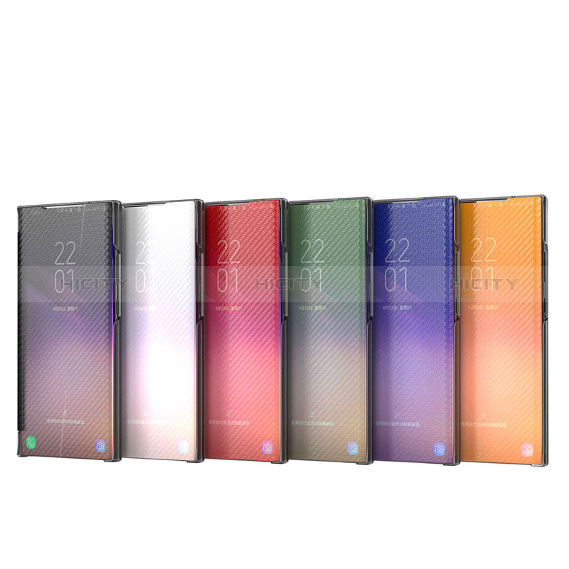 Samsung Galaxy S23 Ultra 5G用手帳型 レザーケース スタンド カバー ZL1 サムスン 