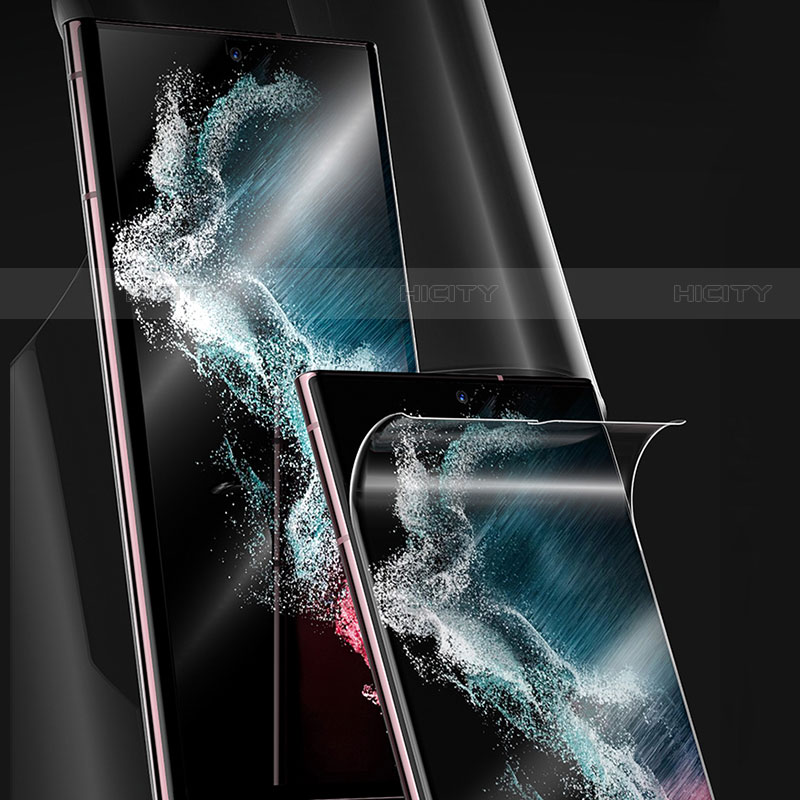 Samsung Galaxy S23 Ultra 5G用高光沢 液晶保護フィルム フルカバレッジ画面 サムスン クリア