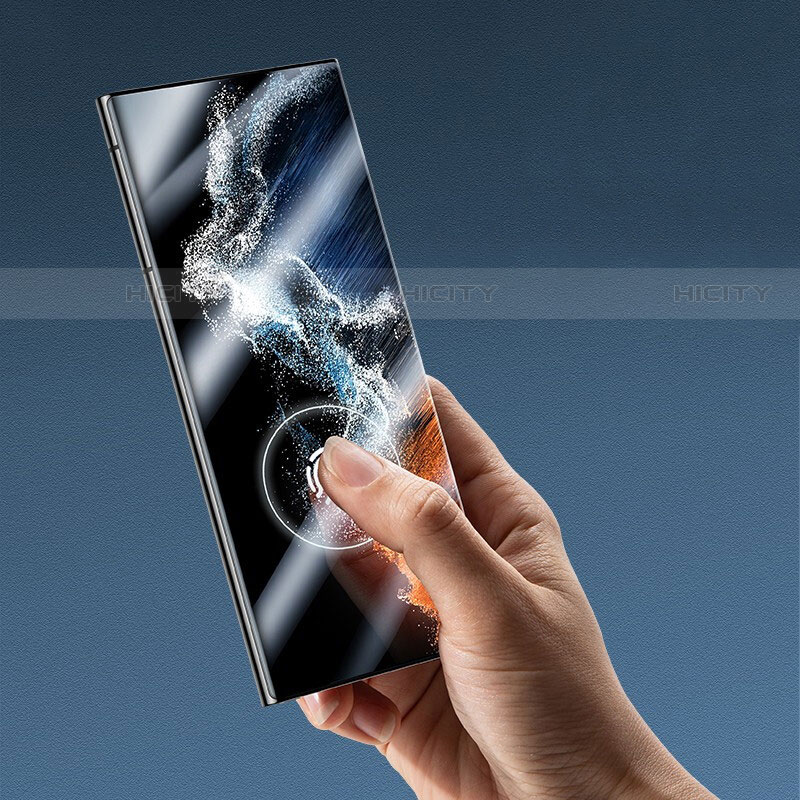 Samsung Galaxy S23 Ultra 5G用高光沢 液晶保護フィルム フルカバレッジ画面 F02 サムスン クリア