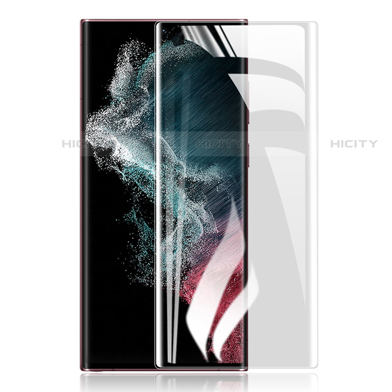 Samsung Galaxy S23 Ultra 5G用強化ガラス 液晶保護フィルム 背面保護フィルム同梱 サムスン クリア