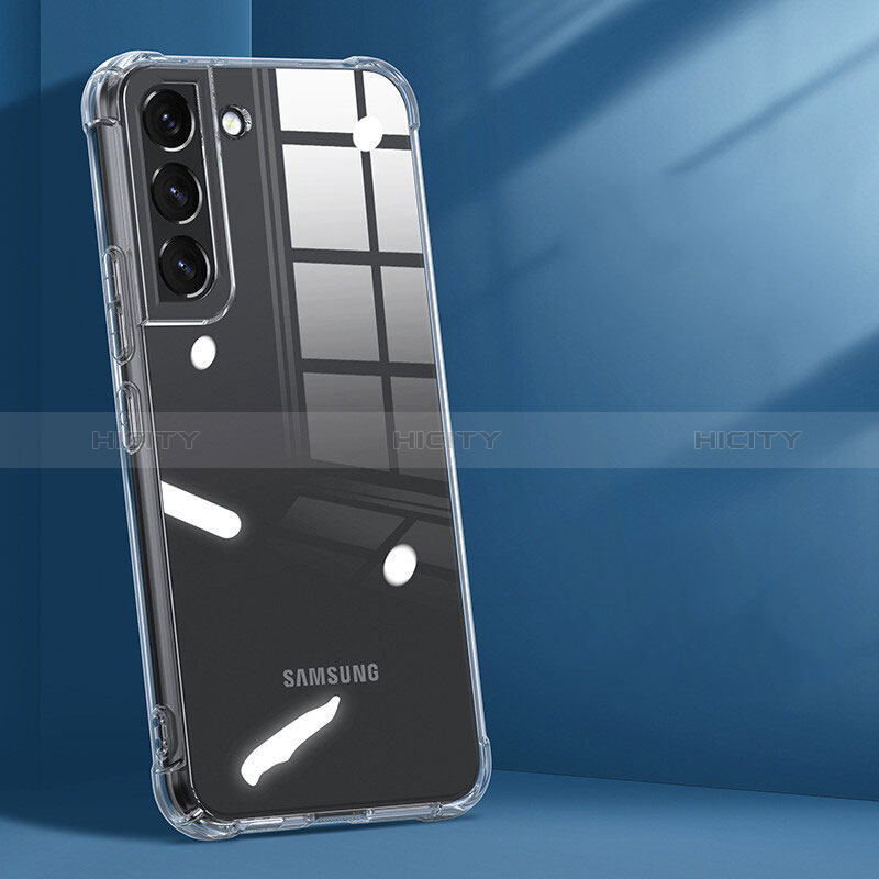 Samsung Galaxy S24 5G用極薄ソフトケース シリコンケース 耐衝撃 全面保護 クリア透明 T15 サムスン クリア