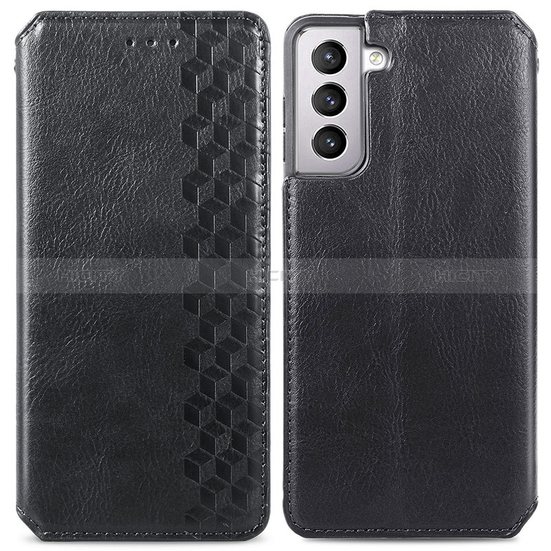 Samsung Galaxy S24 5G用手帳型 レザーケース スタンド カバー S01D サムスン ブラック