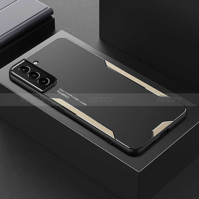 Samsung Galaxy S24 5G用ケース 高級感 手触り良い アルミメタル 製の金属製 兼シリコン カバー M01 サムスン 