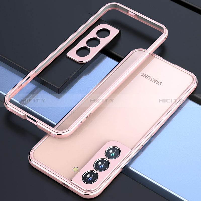 Samsung Galaxy S24 Plus 5G用ケース 高級感 手触り良い アルミメタル 製の金属製 バンパー カバー A02 サムスン 